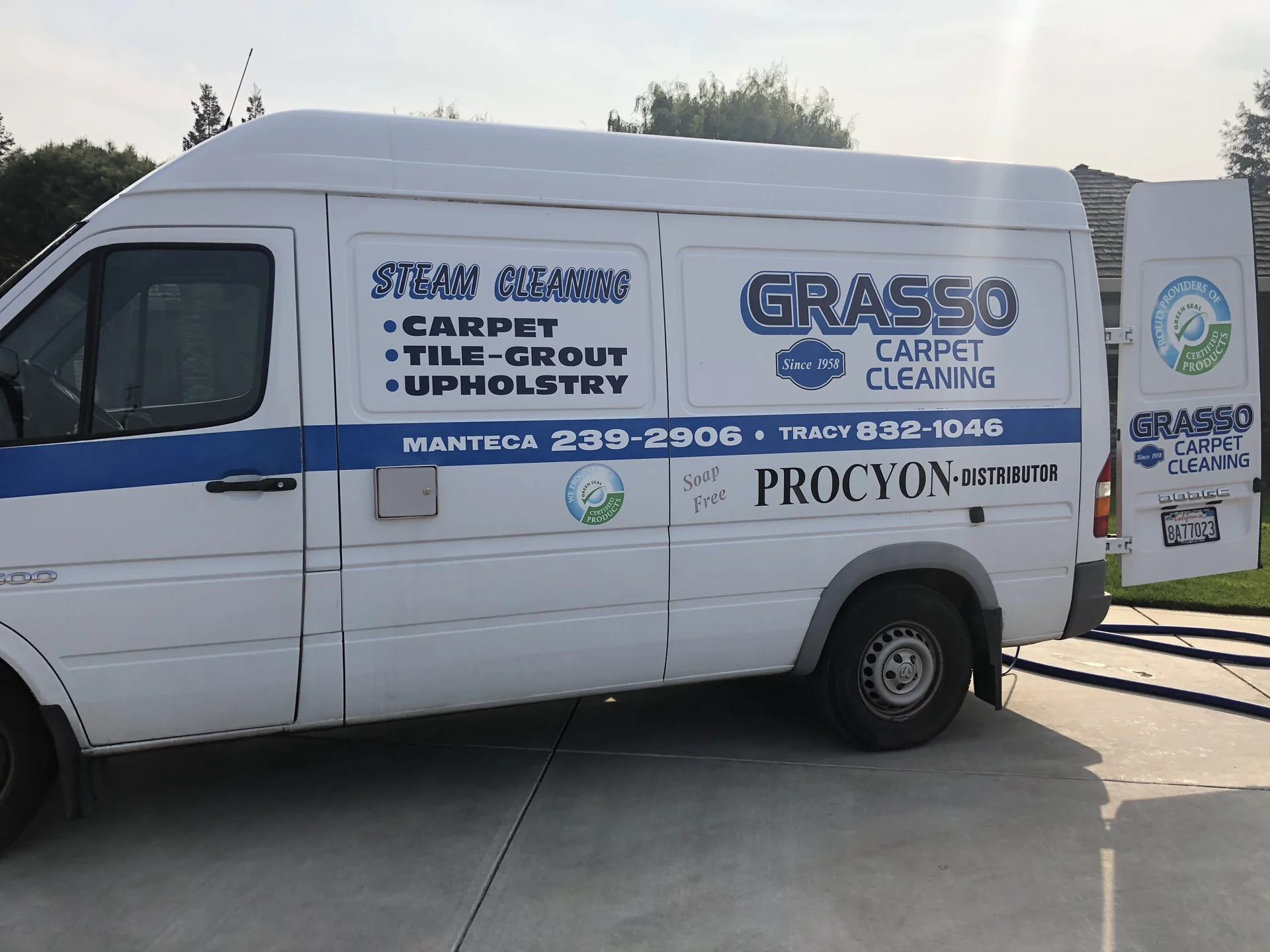 Branded Grasso service van